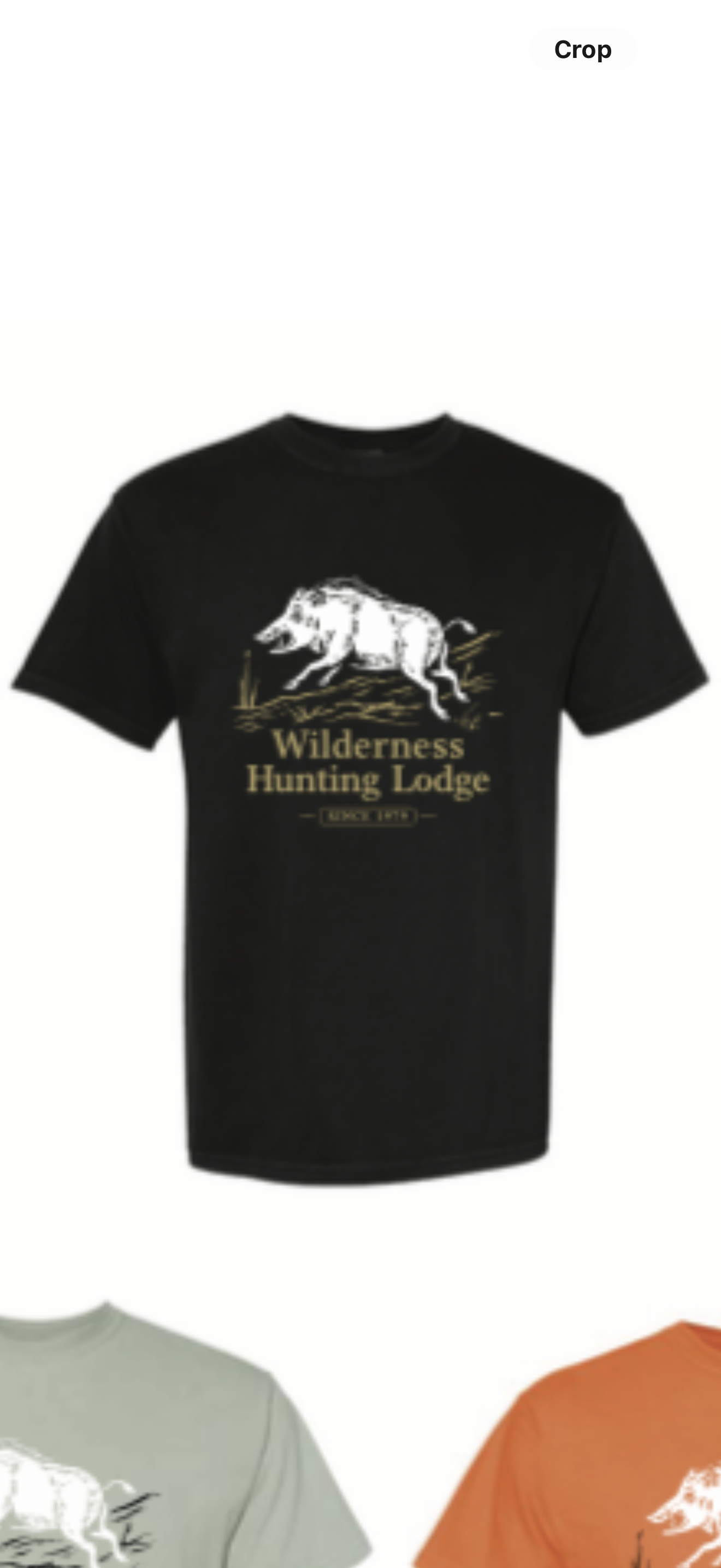 White/Gold logo short sleeve T-Shirt